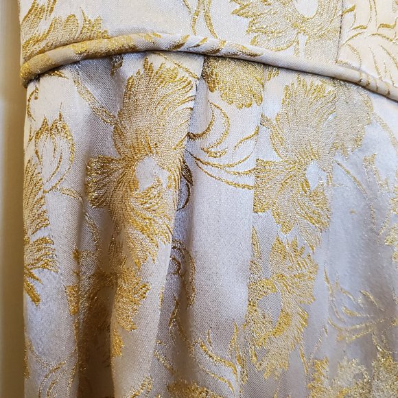 Vintage Fit and Flare Gold and Ivory - Picture 13 of 15